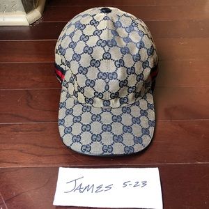 Gucci canvas GG cap